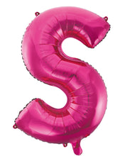 Load image into Gallery viewer, Alphabet Foil (A-Z) 34&quot; inch Package Hot Pink  Letters: A-Z
