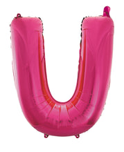Load image into Gallery viewer, Alphabet Foil (A-Z) 34&quot; inch Package Hot Pink  Letters: A-Z
