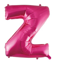 Load image into Gallery viewer, Alphabet Foil (A-Z) 34&quot; inch Package Hot Pink  Letters: A-Z
