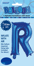 Load image into Gallery viewer, Alphabet Foil (A-Z) 14&quot; inch Package Blue
