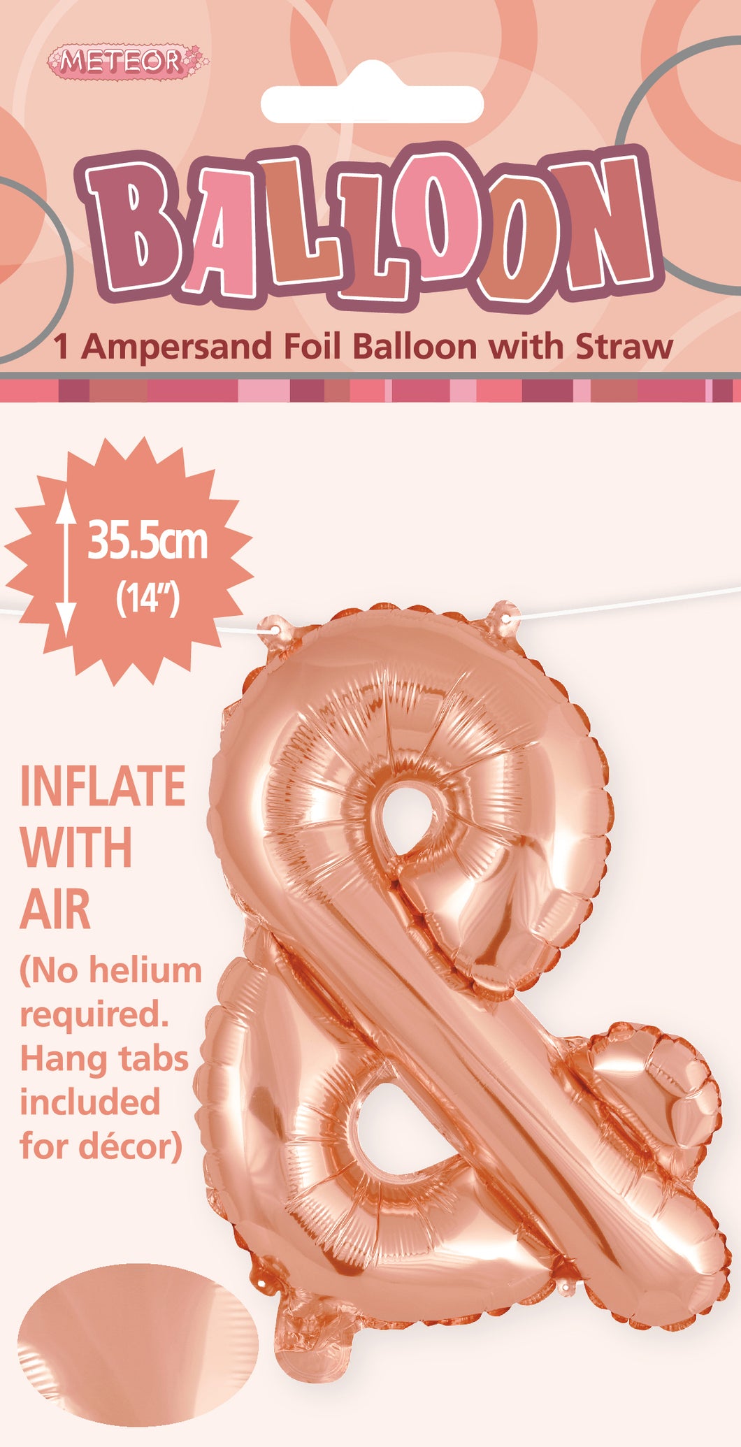 Ampersand Ballon - Alphabet Foil 14