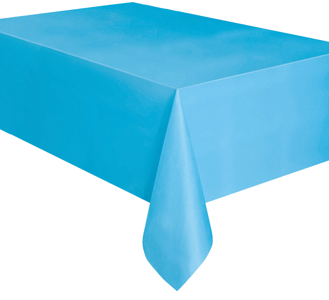 Plastic TableCloth Rectangle - POWDER BLUE