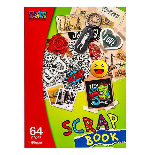 Scrap Book 60gsm 240x335mm 64pg Portrait