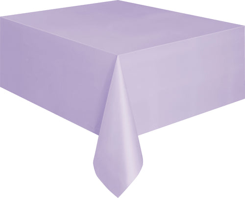 Plastic Tablecloth Rectangle - LAVENDER Supplier: Meteor Party
