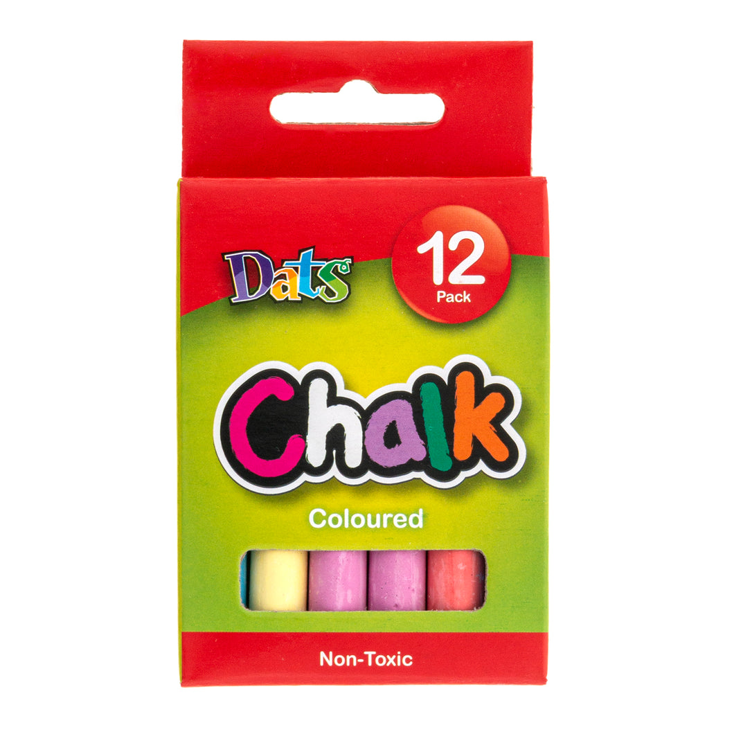 Chalk Coloured 12pk in Col Box