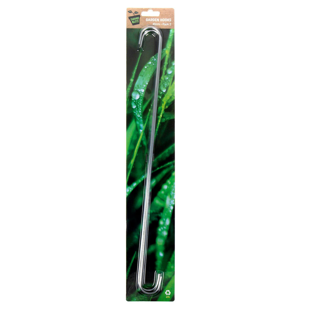 Hooks S Shape 45cm 2Pk