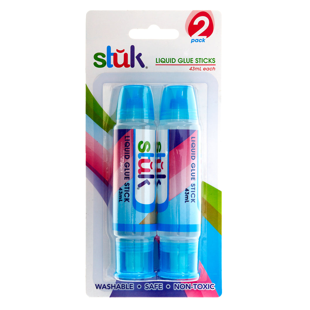 Glue Stick Liquid 43mL 2pk