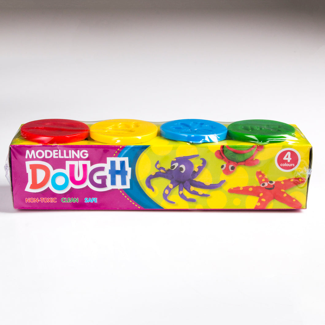 Dough Modelling 4pk 53g Each 4 Cols