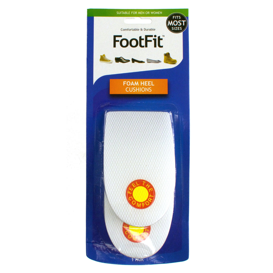 Foot Fit  Heel Cushion Foam 1 Pair