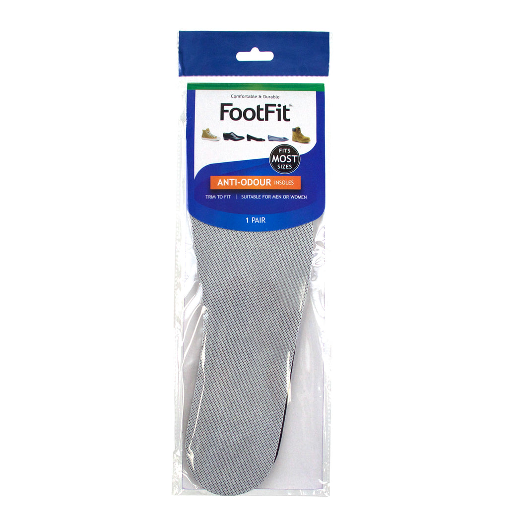 Foot Fit Inner Soles Anti Odour 1 Pair
