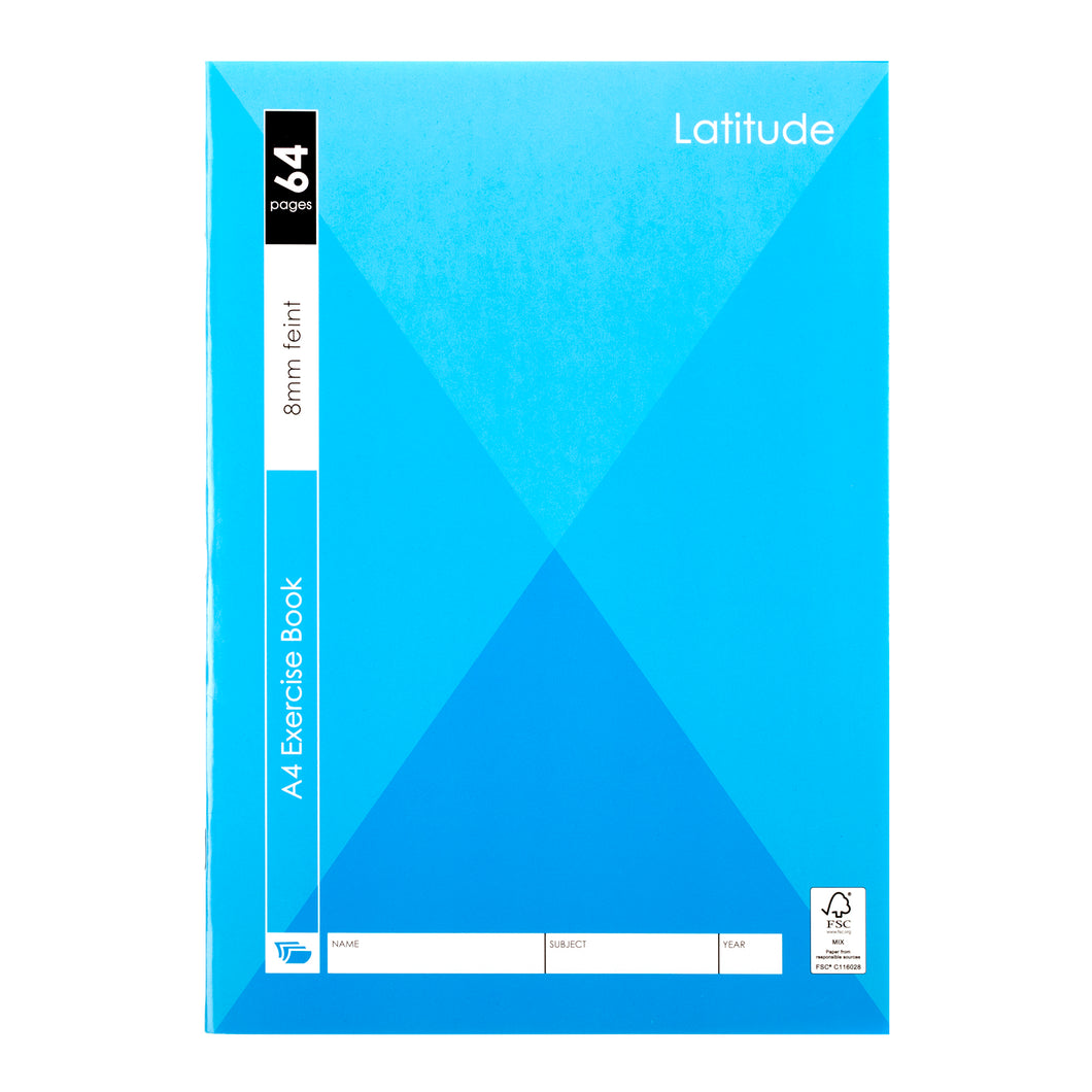 Book Exercise A4 8mm Ruled 64pg P7.1 FSC Mix