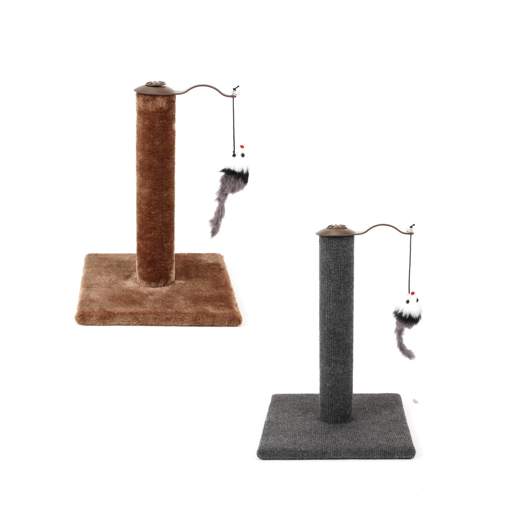 Cat Scratching Post 2 Asstd Cols with Mouse