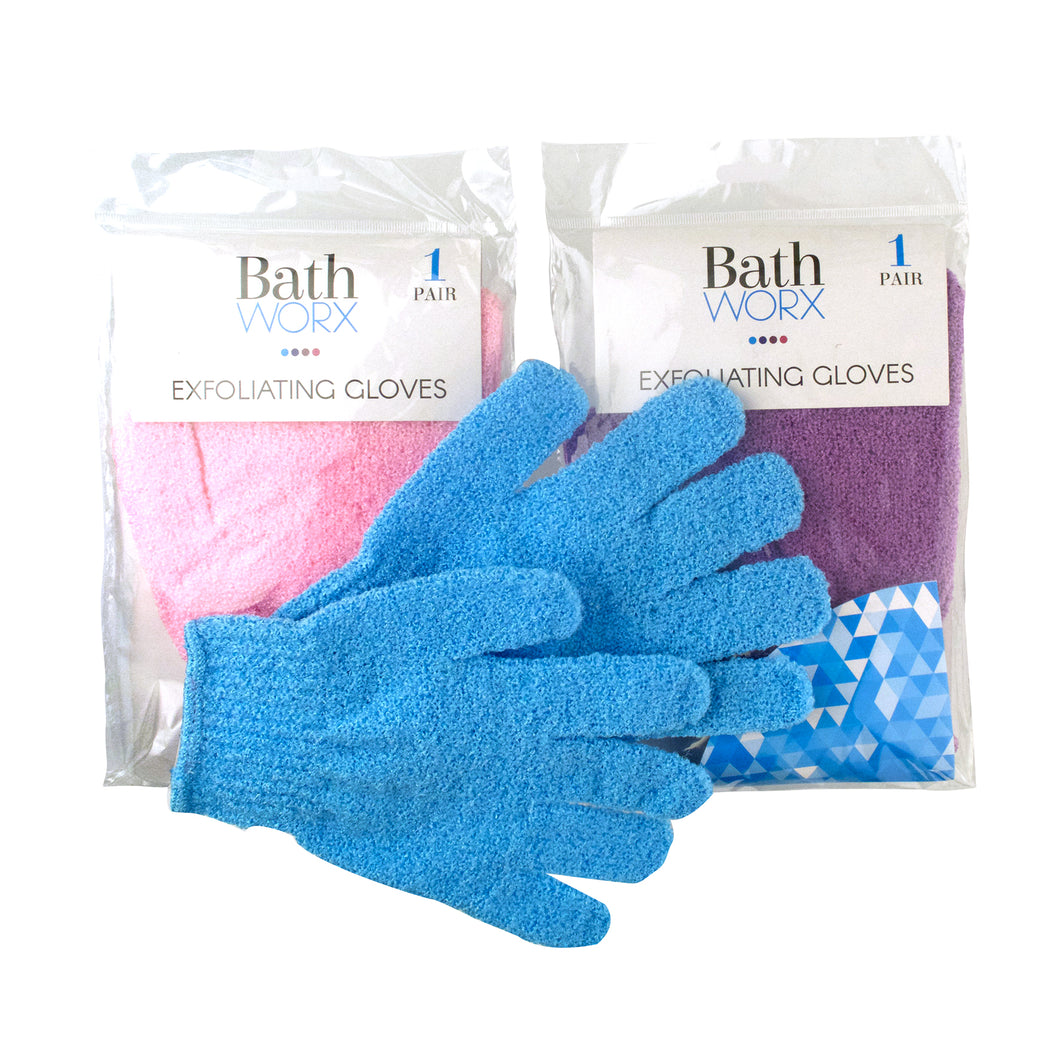 Glove Exfoliating 1 Pair Assorted Colours
