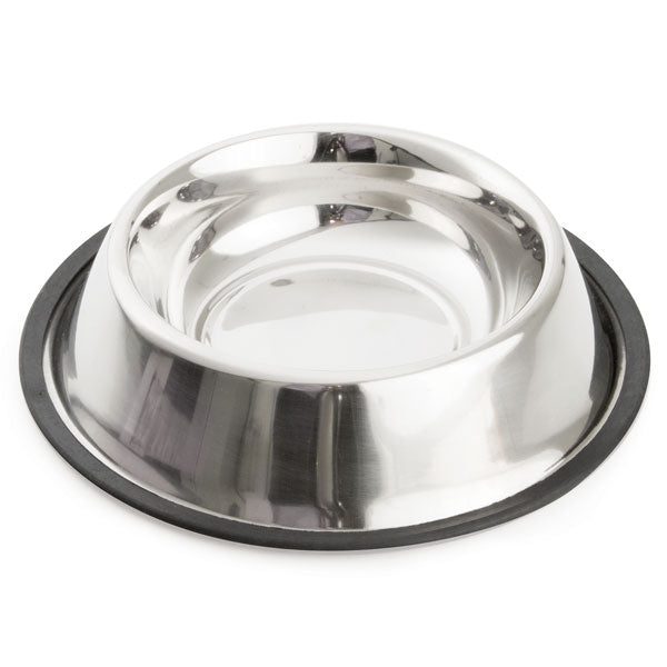 Pet Bowl S.Steel 21cm Anti Skid
