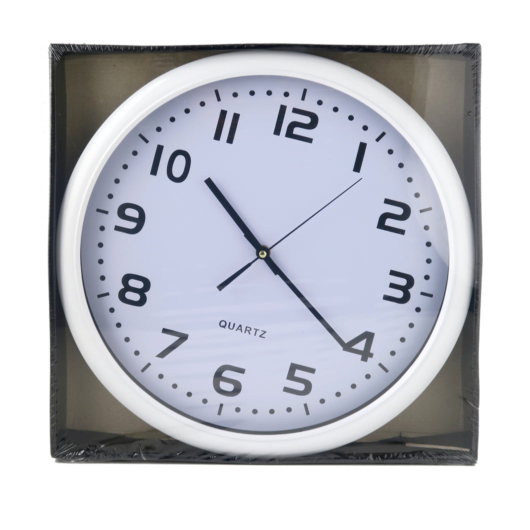 Clock Wall 40x40cm White