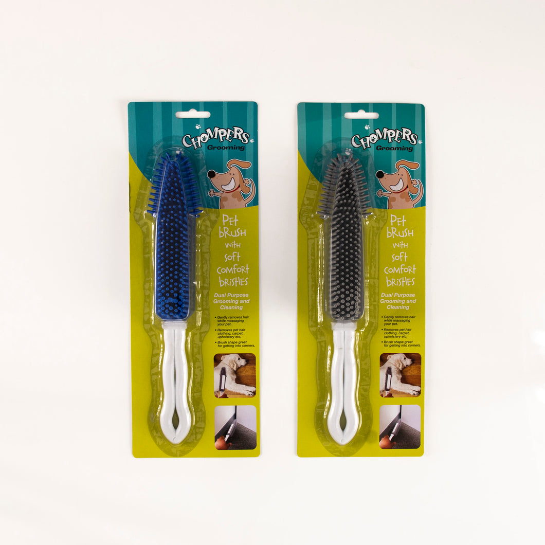 Brush Pet w Soft Rubber Bristles 27cm