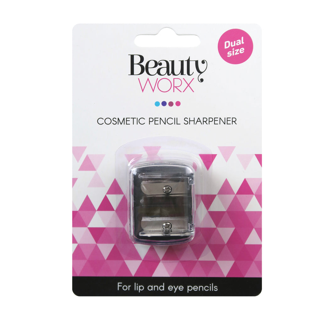 Sharpener Cosmetic w Lid Dual Size Pk1 Black