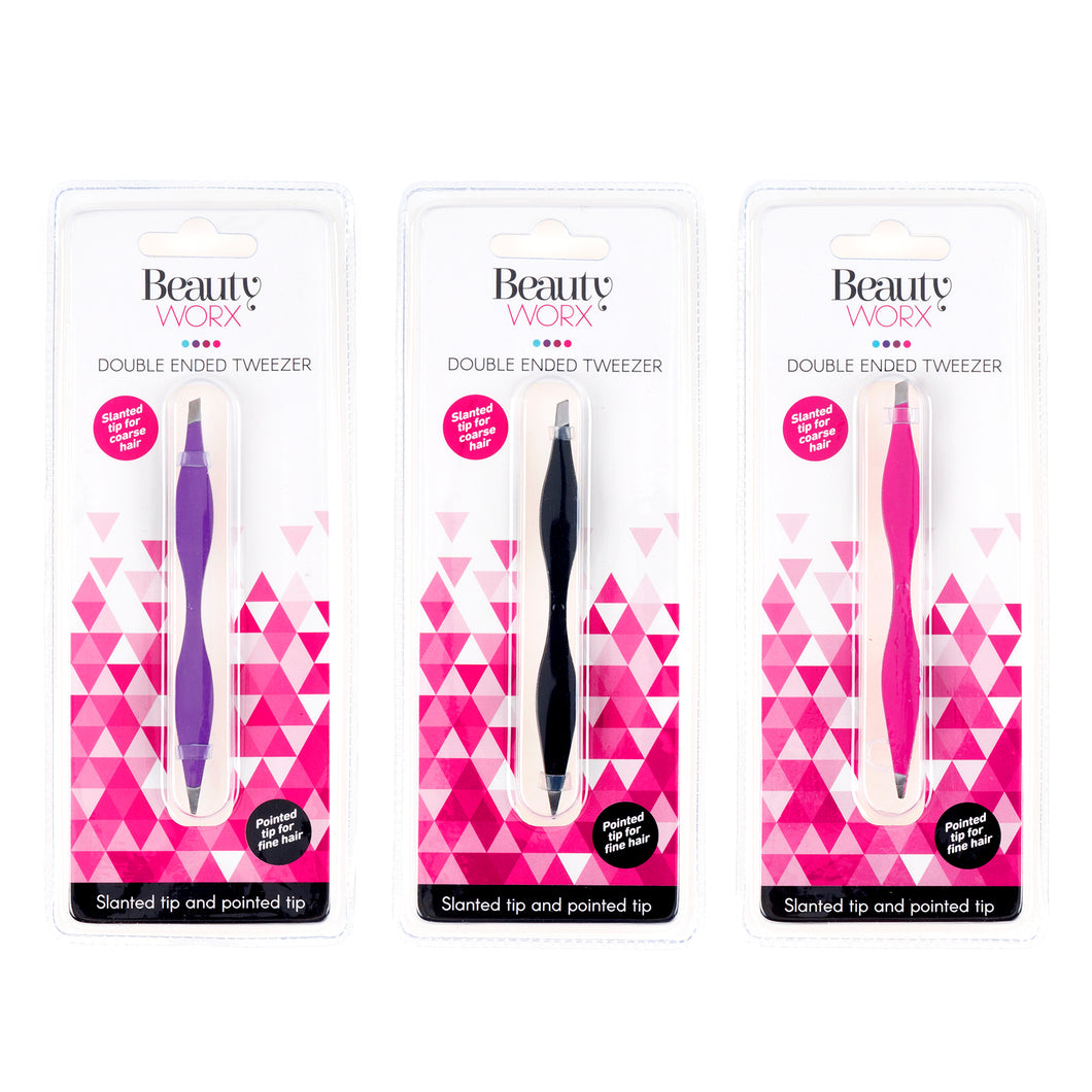 Beauty Tweezer Double Ended Asstd Colours