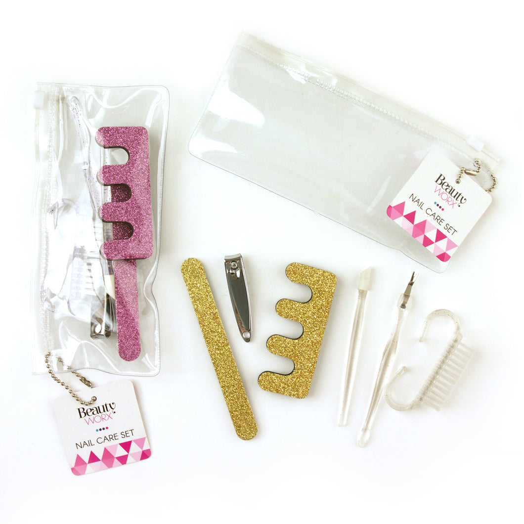 Manicure Set Pk6 in PVC Bag 2 Asstd Cols