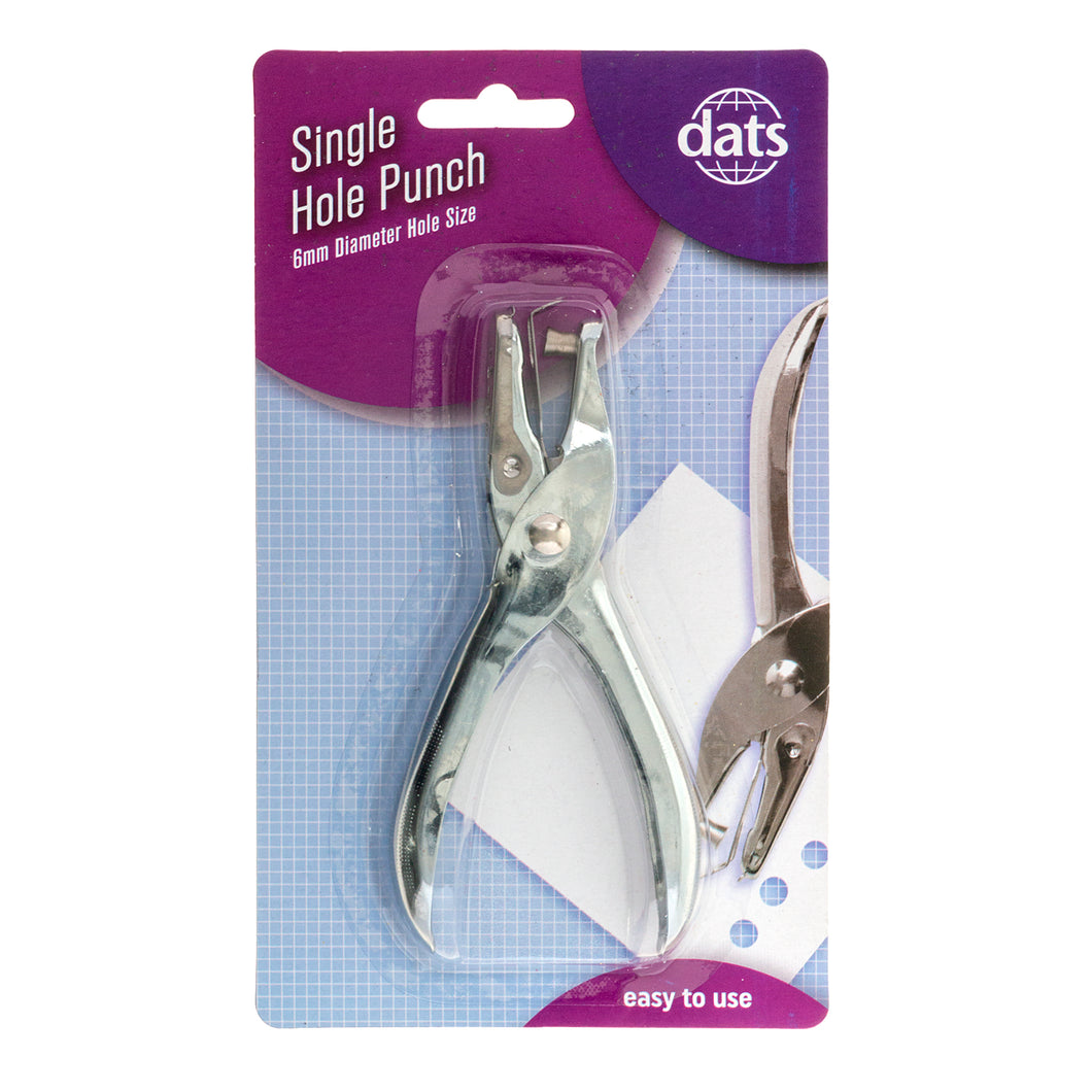 Hole Punch Single Silver