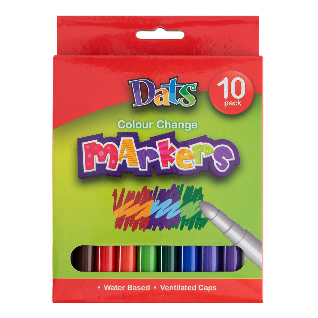 Marker Colour Change 10pk 9pc Col 1pc Changing Marker