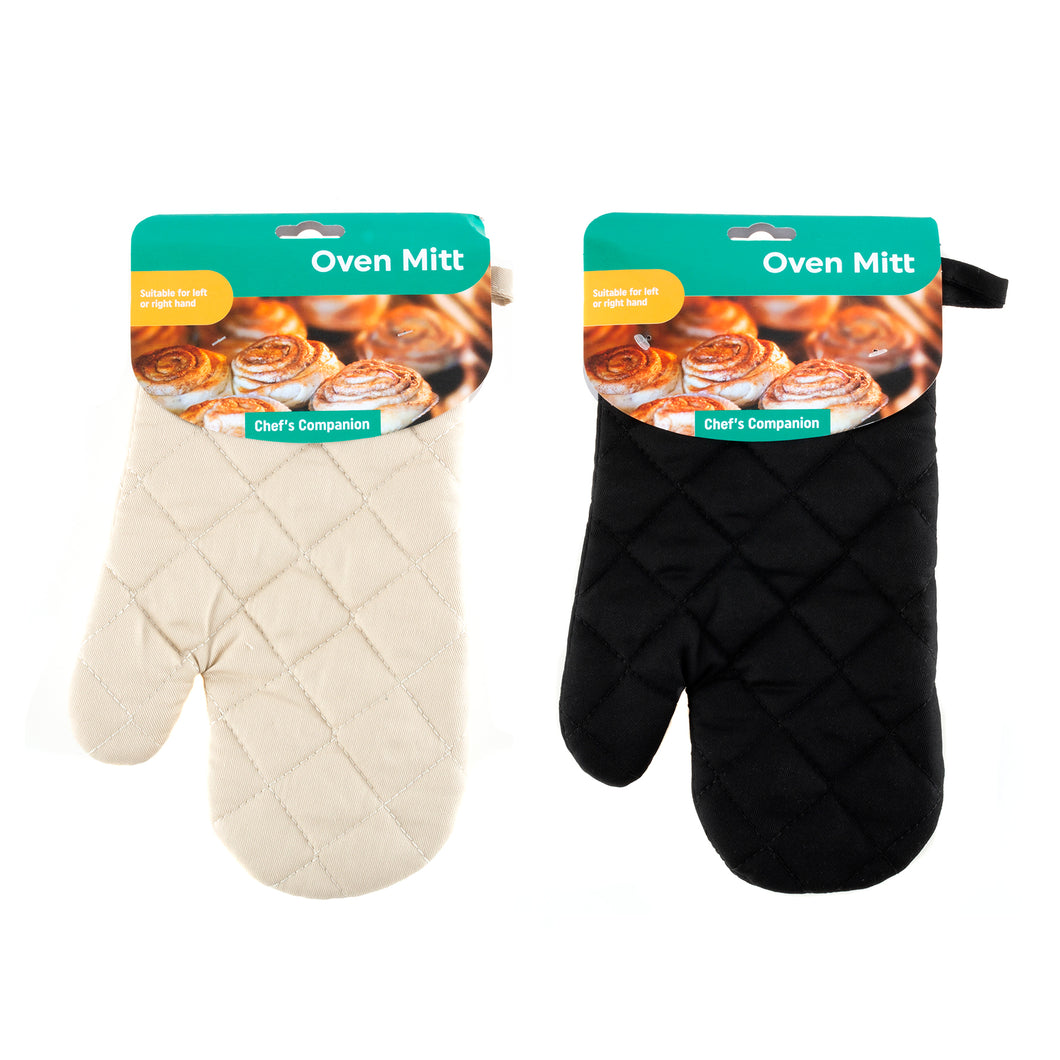 Oven Mitt Pk1 16x30cm 2 Asstd Cols
