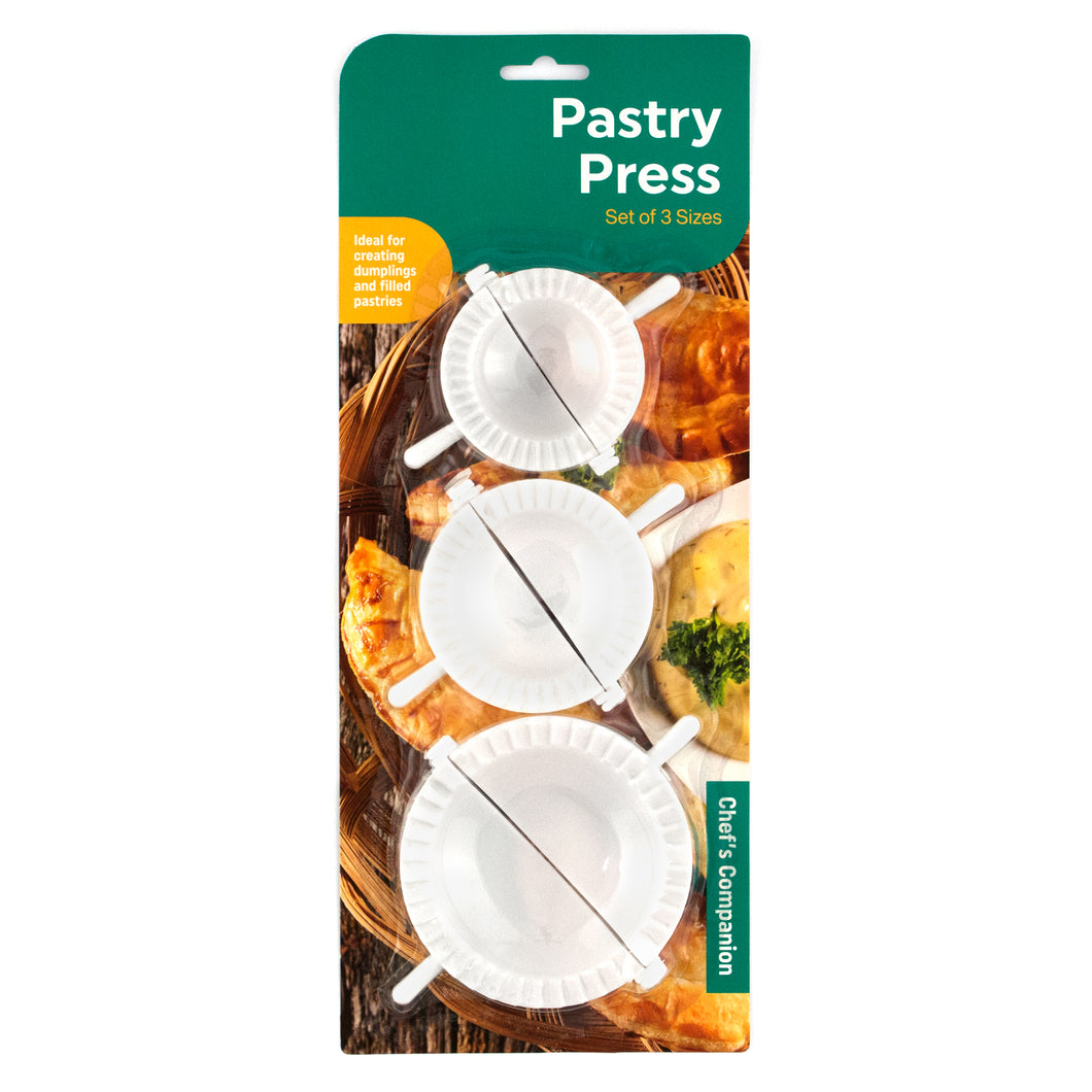 Dumpling Press Plastic Set of 3 6.8cm 7.8cm 9cm