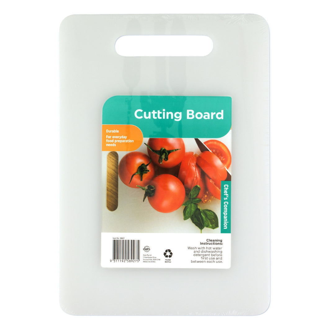 Cutting Board Plastic White 35x24.5x0.6cm