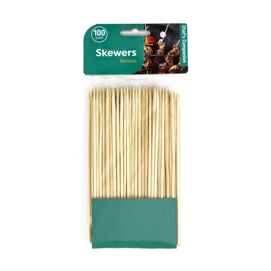 Skewer BBQ Bamboo 15cmx3mm Pk100