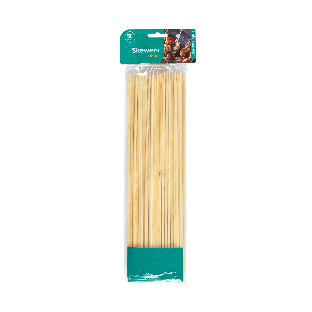 Skewer BBQ Bamboo 30cmx4mm Pk50