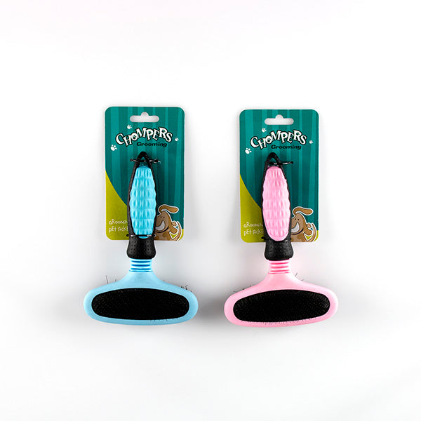 Pet Grooming Slicker Brush Double Sided 2 Asstd Colours