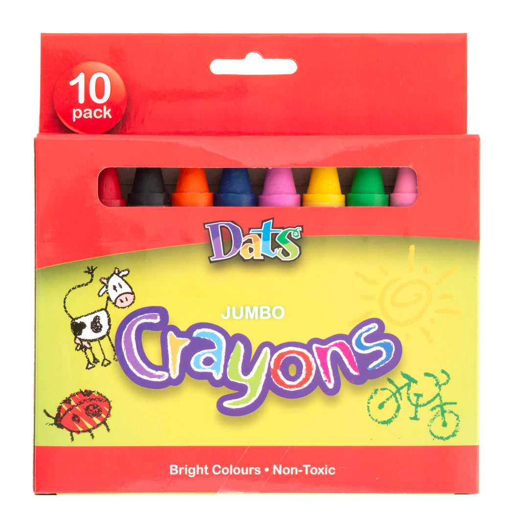 Crayon Jumbo 10pk in Col Box