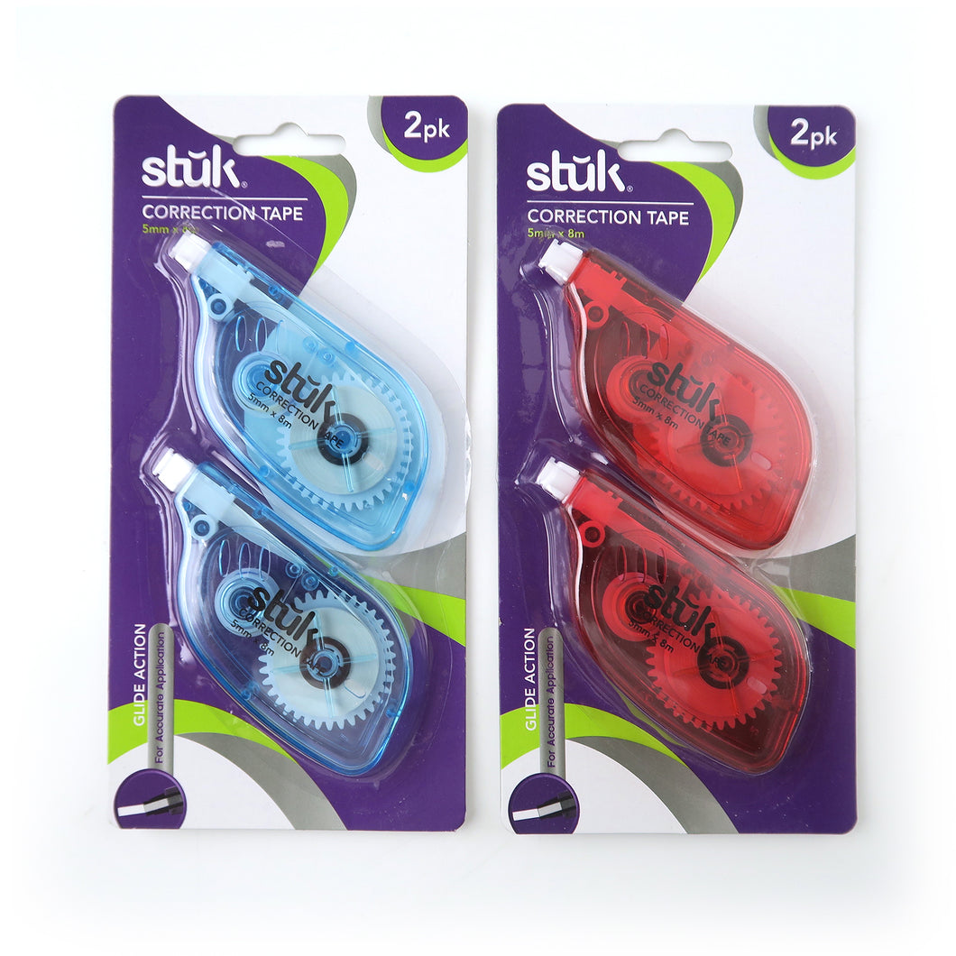 Correction Tape 5mm x 8M 2pk