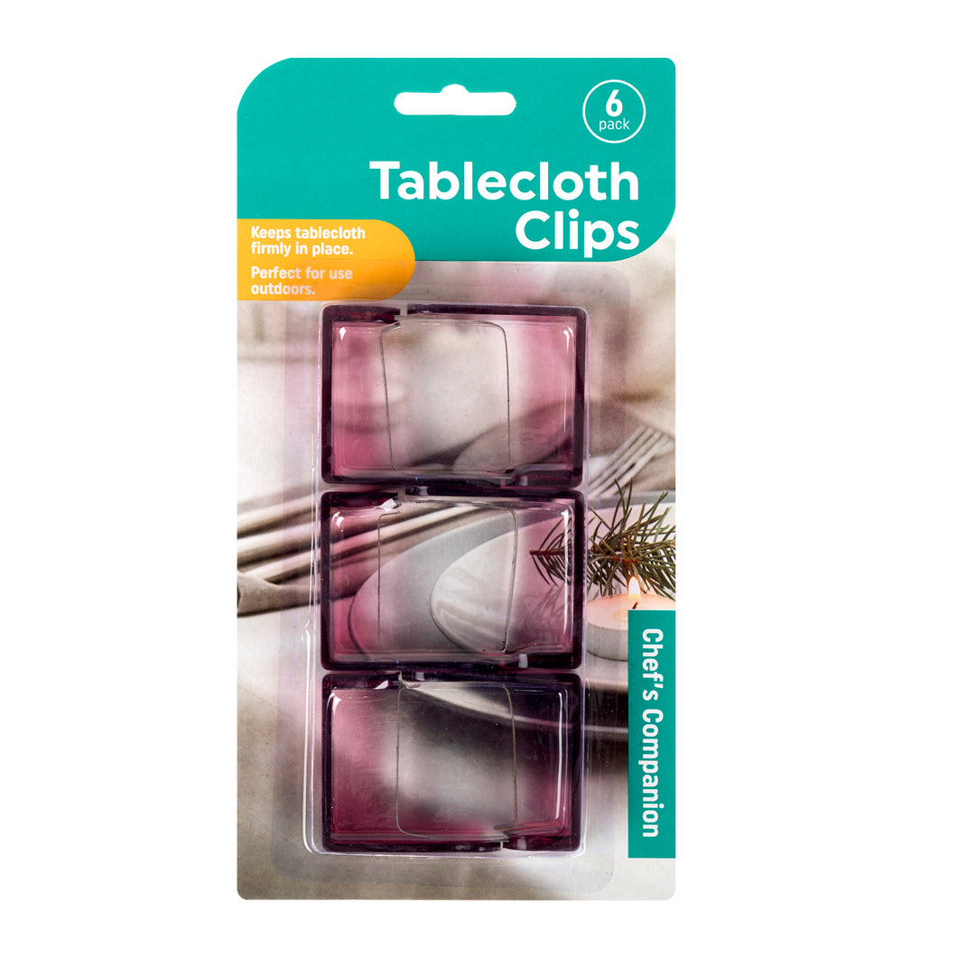 Tablecloth Clips Pk6