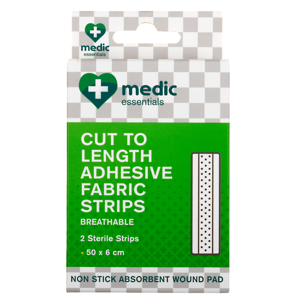Adhesive Dressing Strip Fabric Cut to Length Pk2 6x50cm