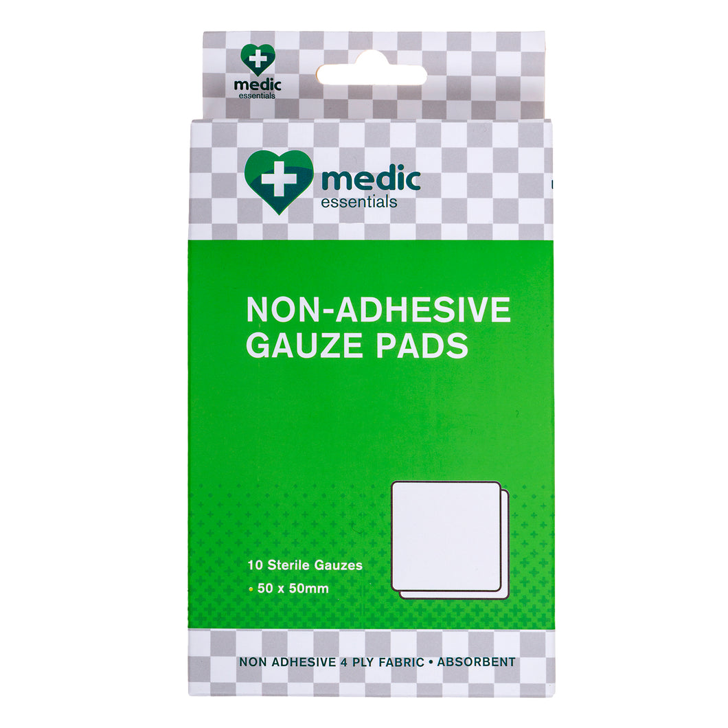 Gauze Pads Non Adhesive 2PC 4 Ply Pk10