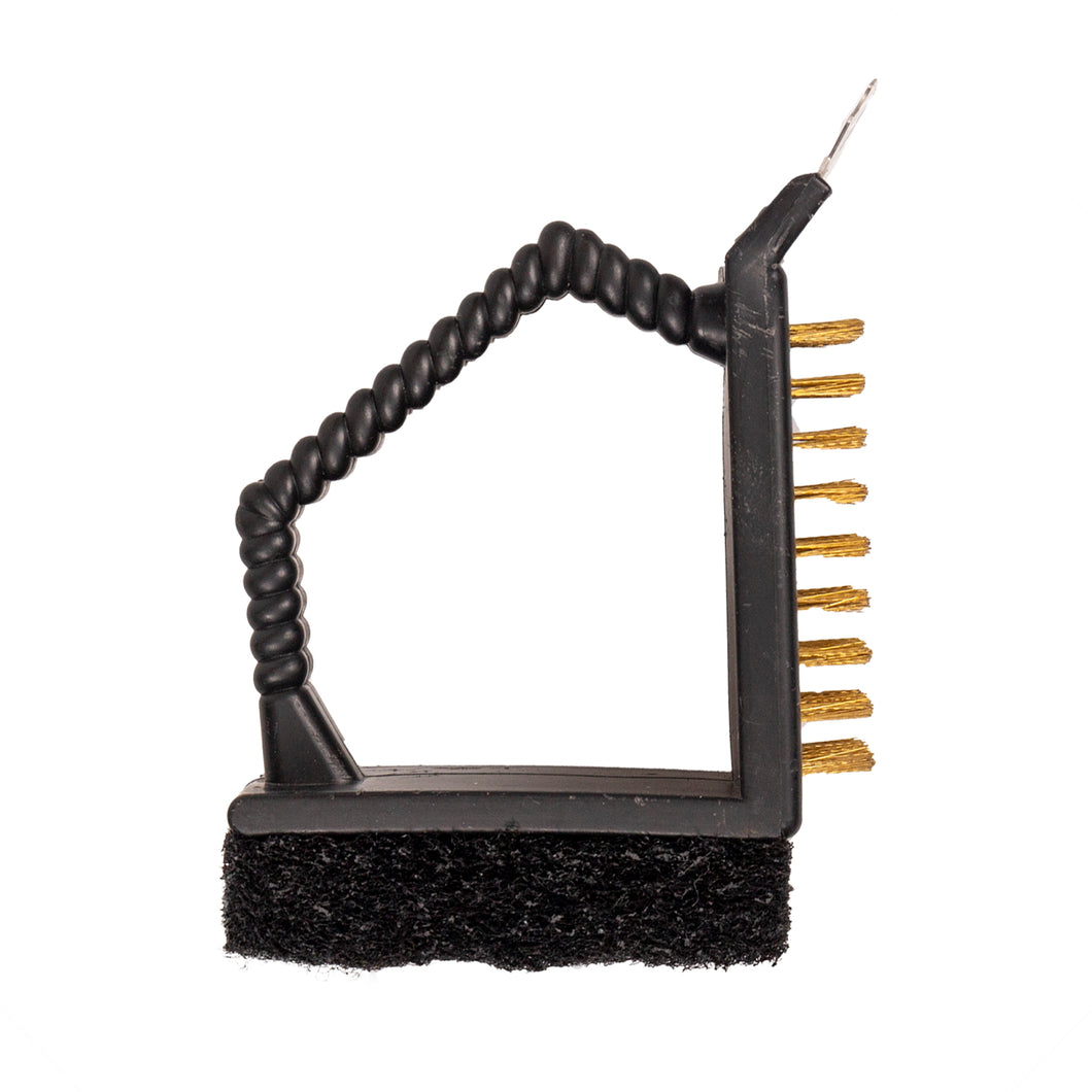 BBQ Brush w Scraper PP Handle 29.5cm