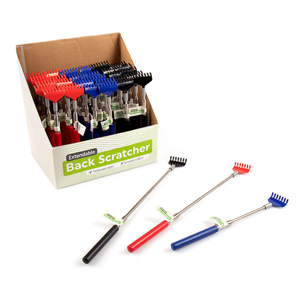 Scratcher Back Extendable Asstd Cols 68cm