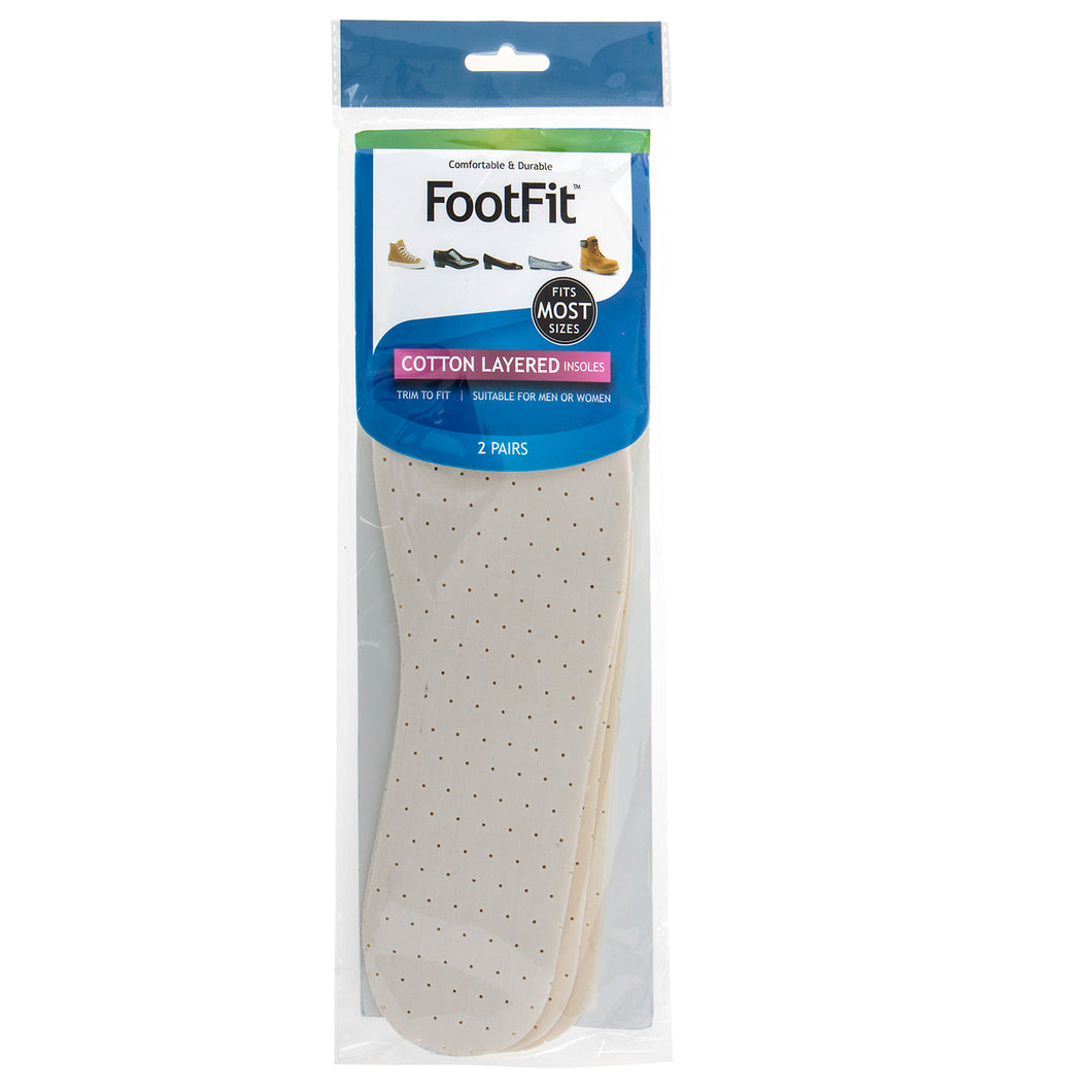 FT Insole Cotton Padded 2 Pairs