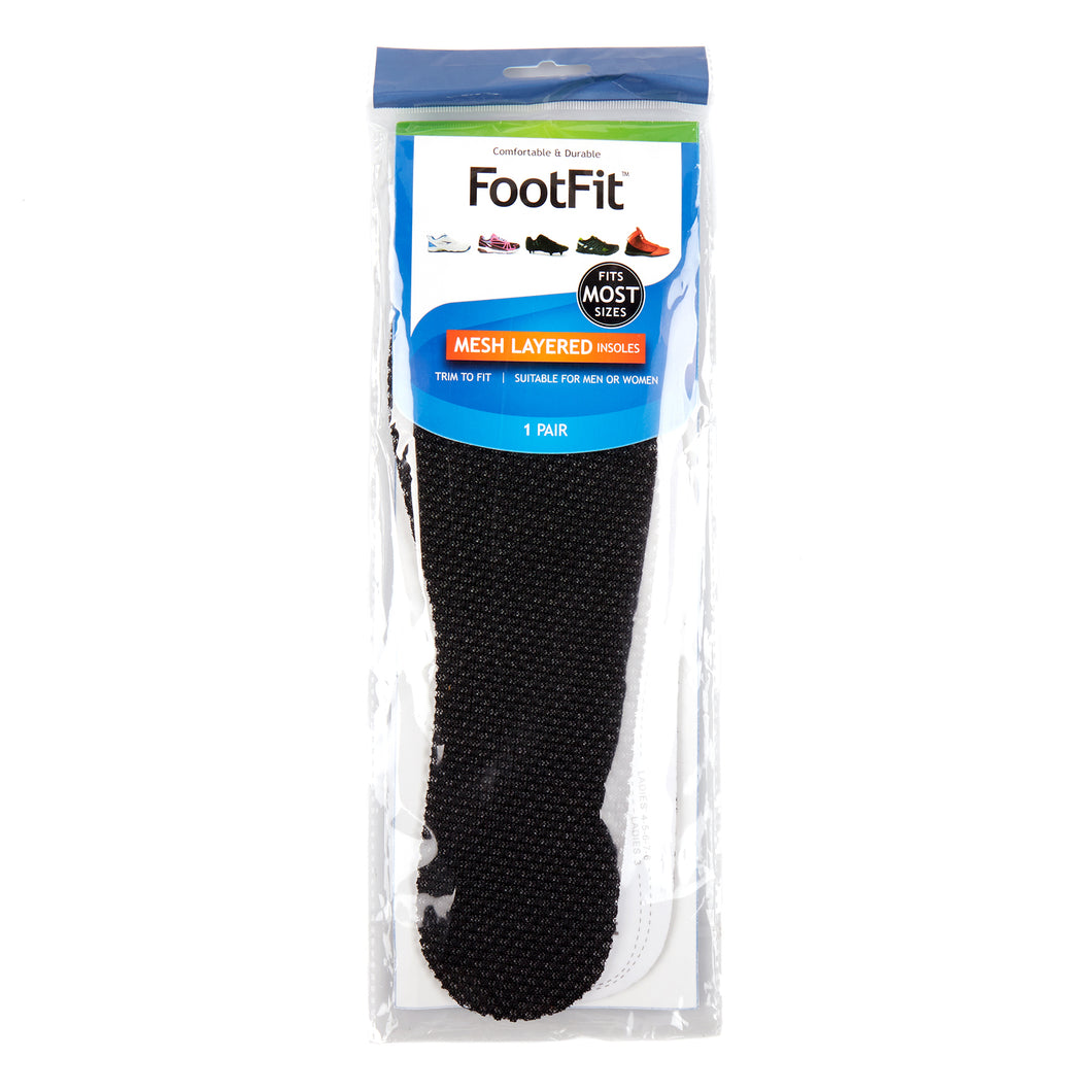 Foot Fit Insole Net Cloth Eva 1 Pair