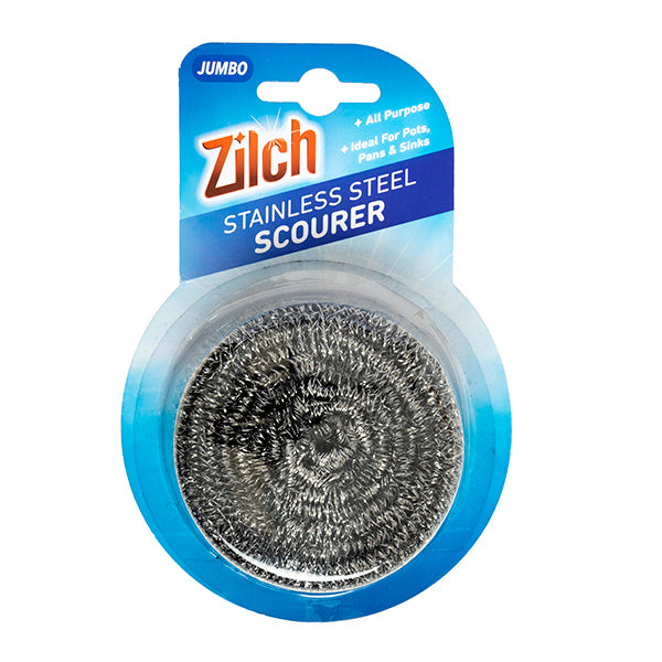Scourer Stainless Steel Pk1 8.5cm Dia