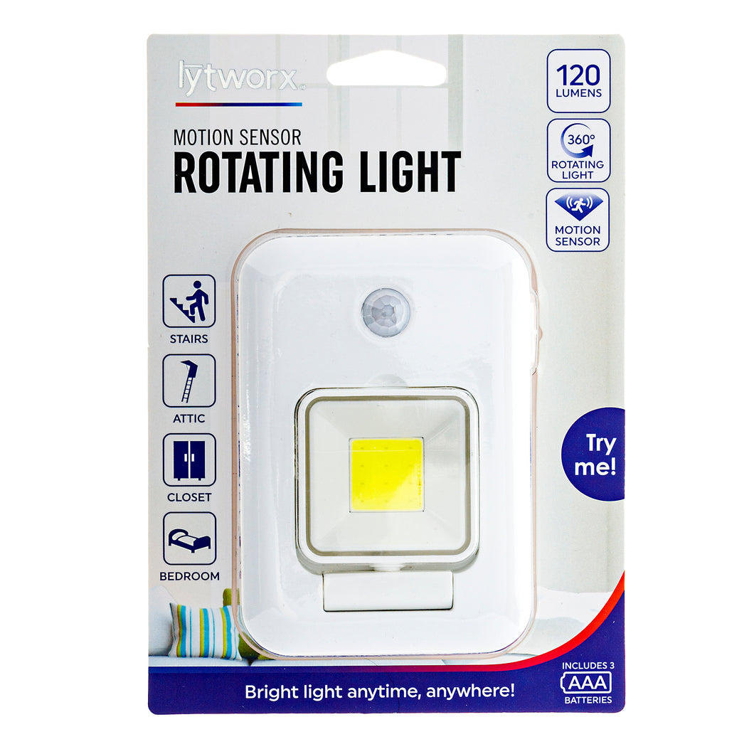 Light Night PIR Sensor With Rotating Panel B/OP 120LU PDQ