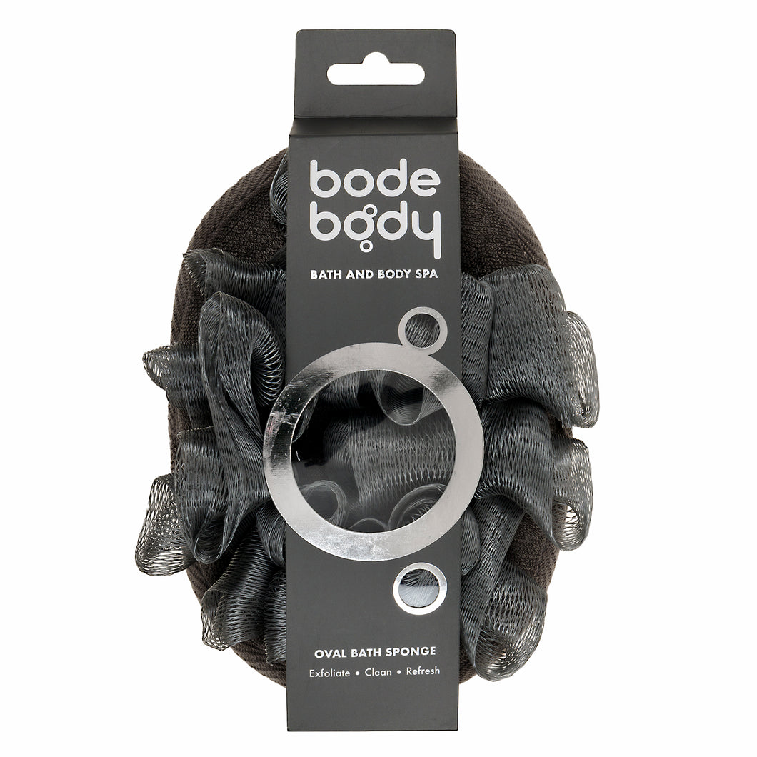 Bode Sponge Bath Oval Charcoal Colour