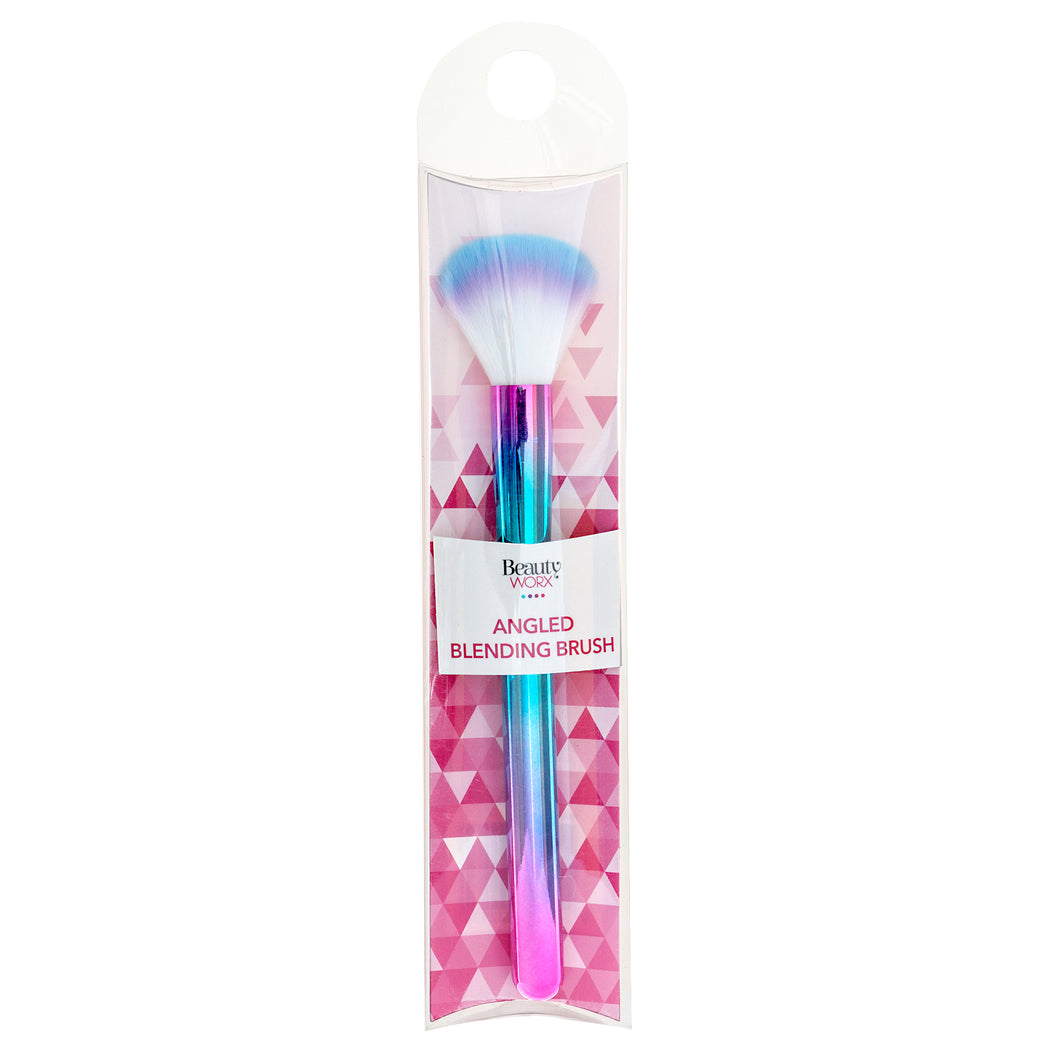 Brush Chrome Cosmetic Makeup Angled Blending Face