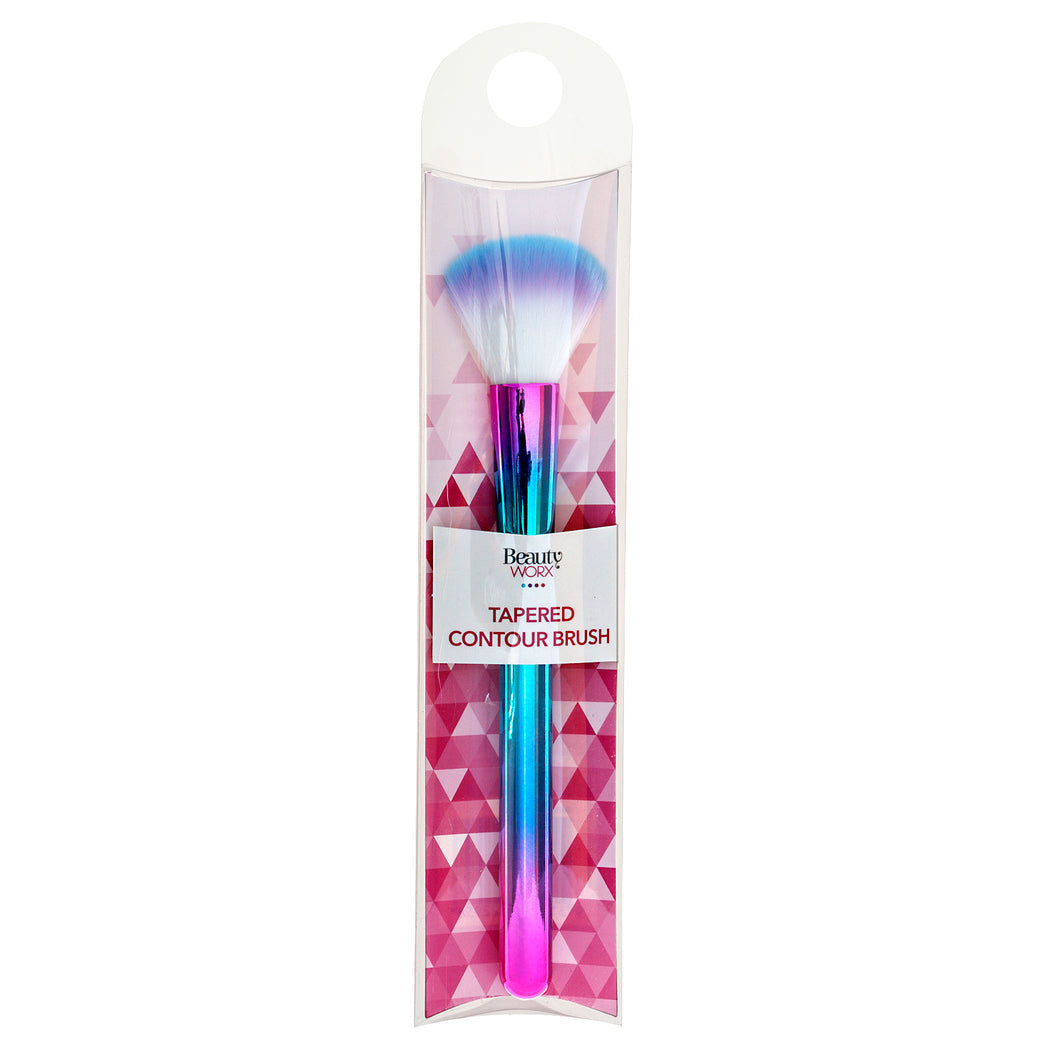 Brush Chrome Cosmetic Makeup Tapered Contouring Face