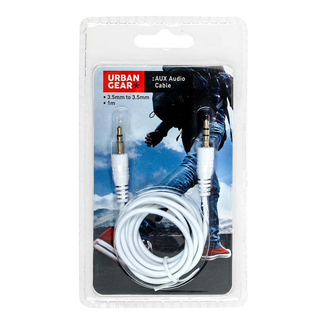 Aux Audio Cable 1m White