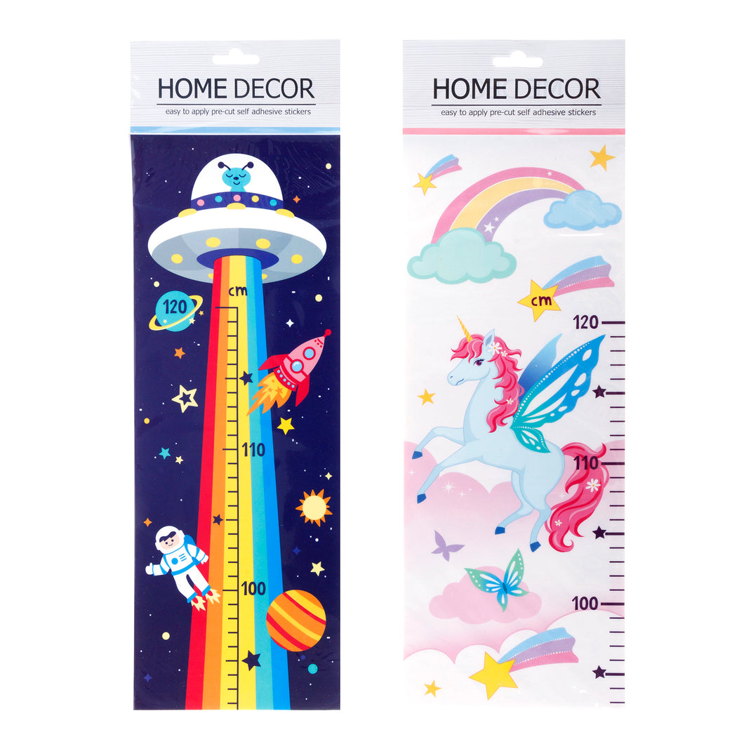 Kids Height Decoration Wall Chart 2 Asstd