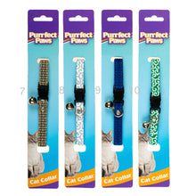 Load image into Gallery viewer, Collar Cat w Bell 30cm 4 Asstd Designs 1x30cm
