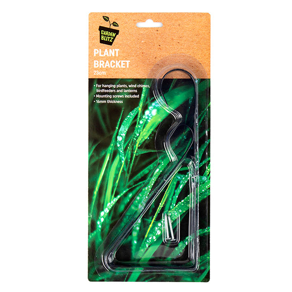 Plant Bracket 23cm Black