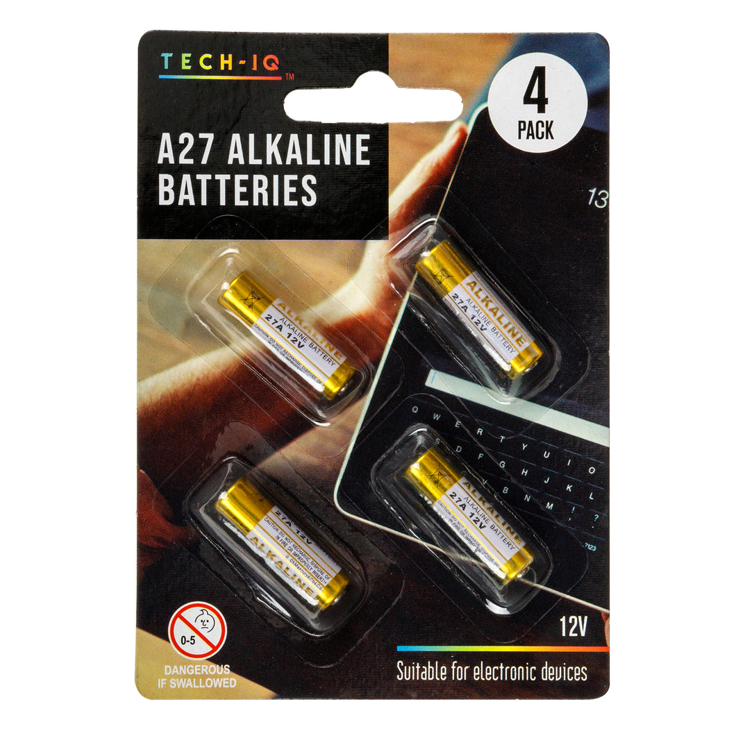 Batteries Alkaline A27 4pk
